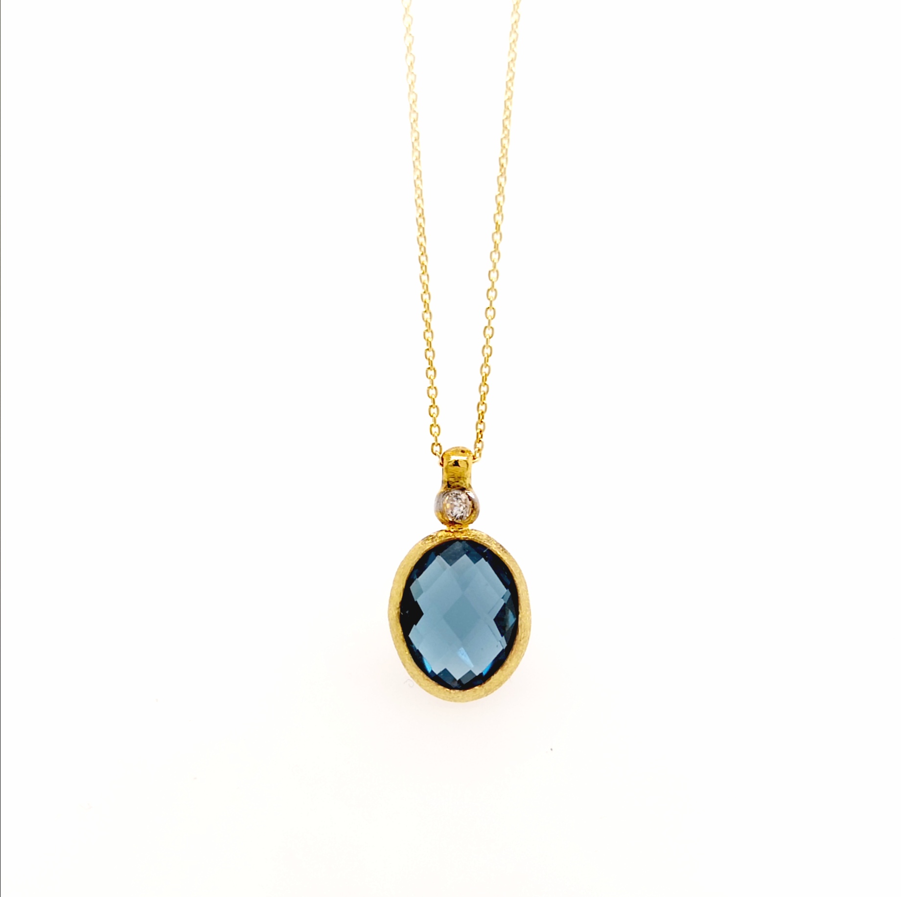 Κρεμαστό London Blue Topaz