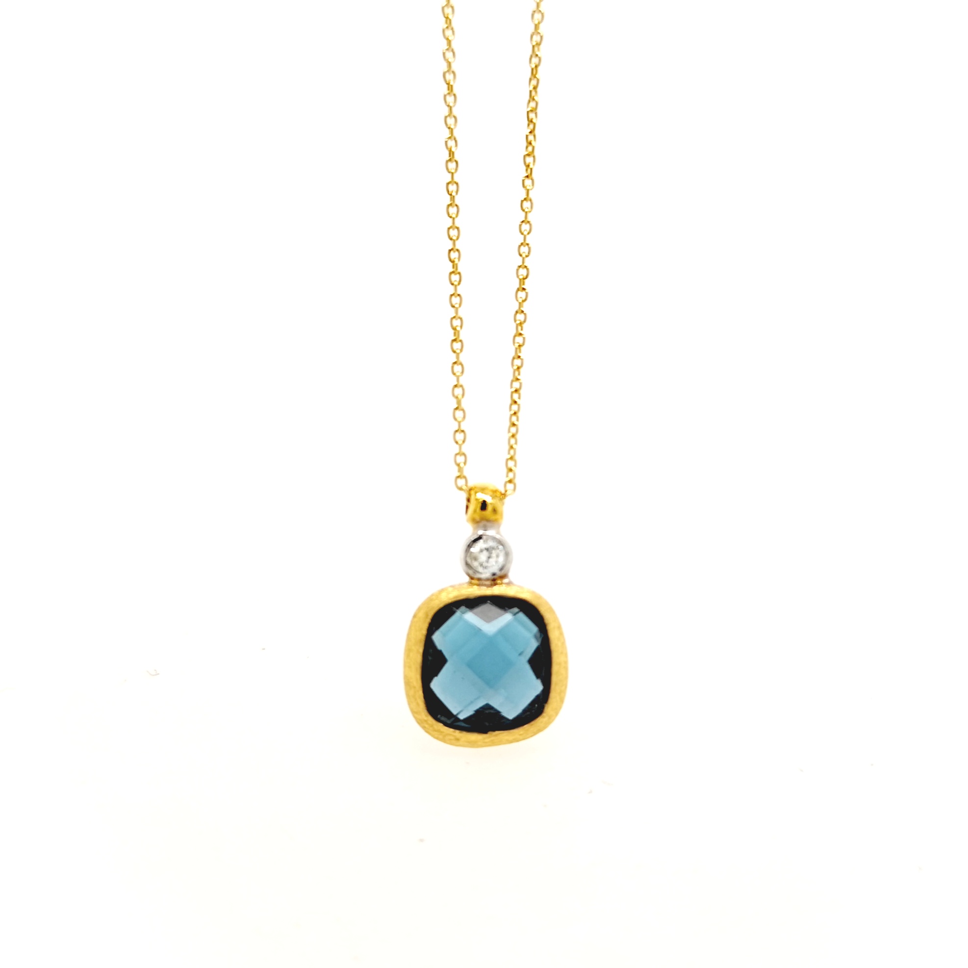 Κρεμαστό London Blue Topaz