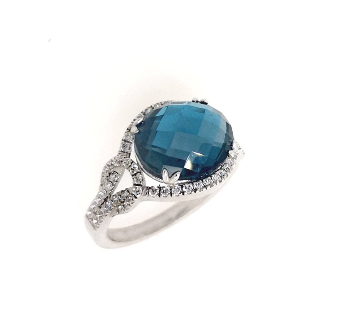 Δαχτυλίδι με London Blue Topaz