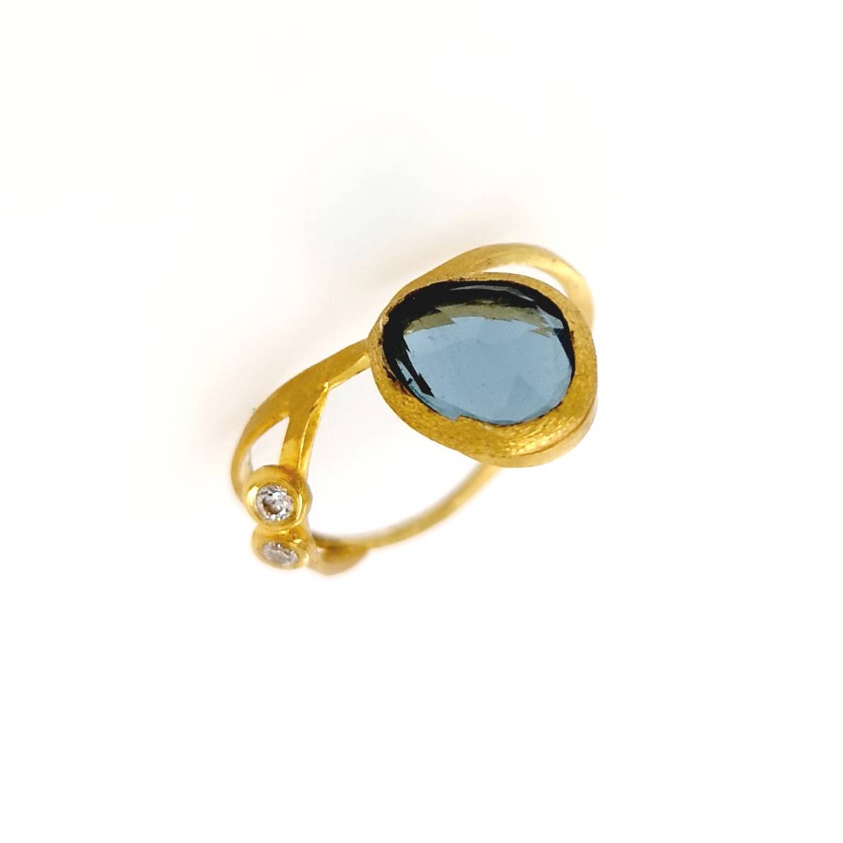 Δαχτυλίδι με London Blue Topaz