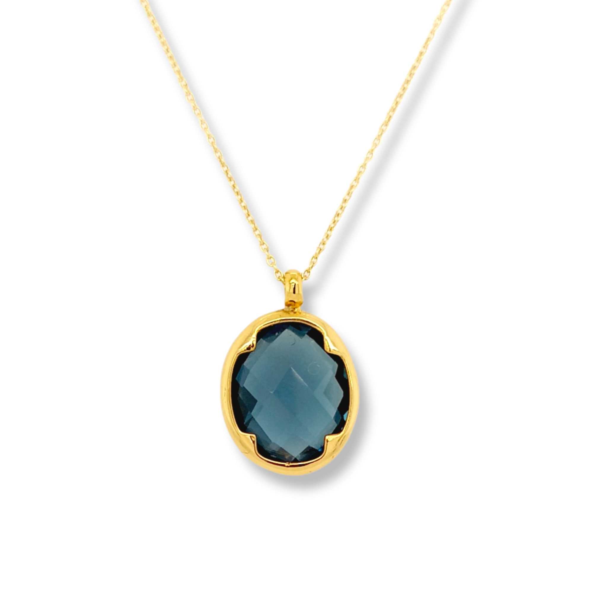 Κρεμαστό London Blue Topaz