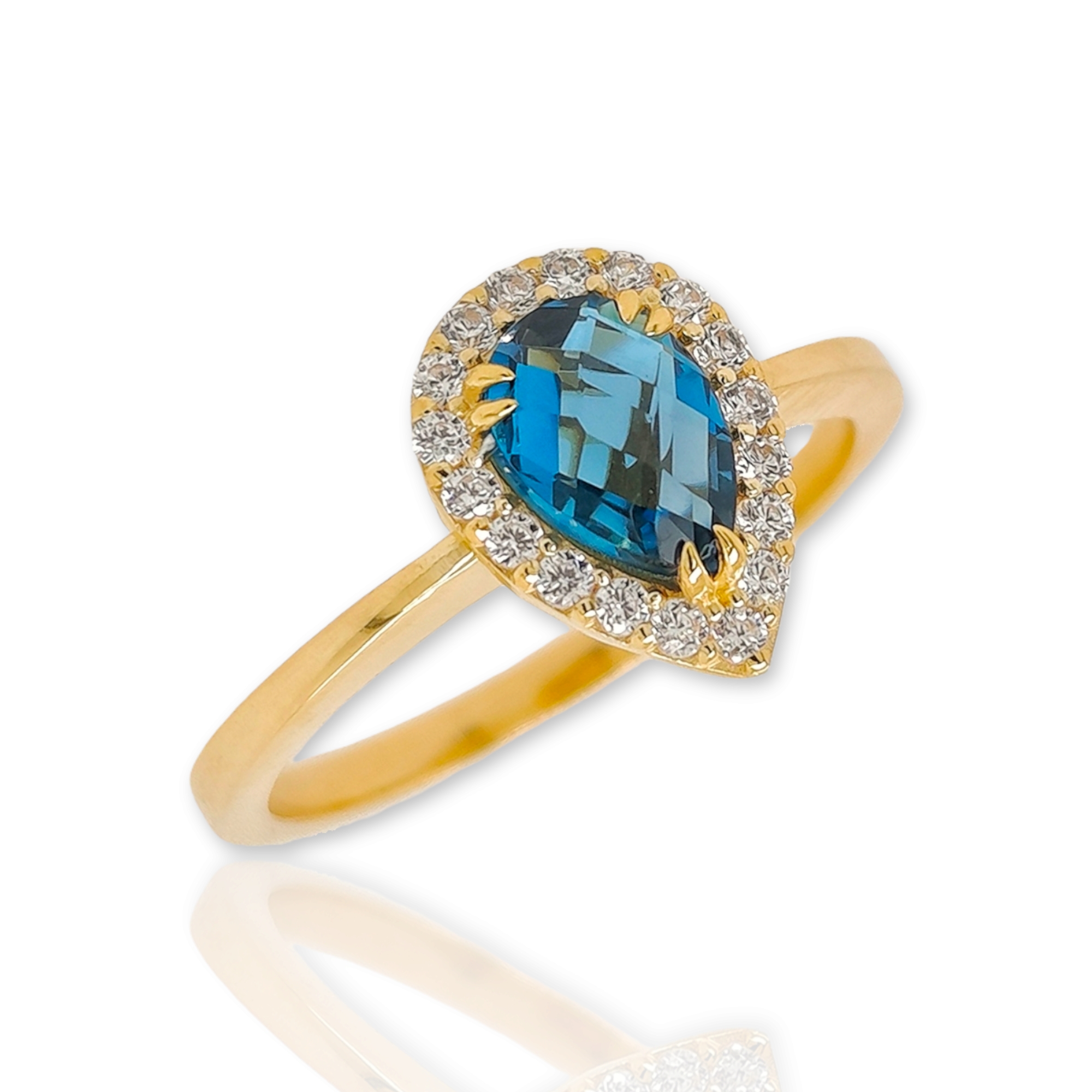 Δαχτυλίδι London Blue Topaz