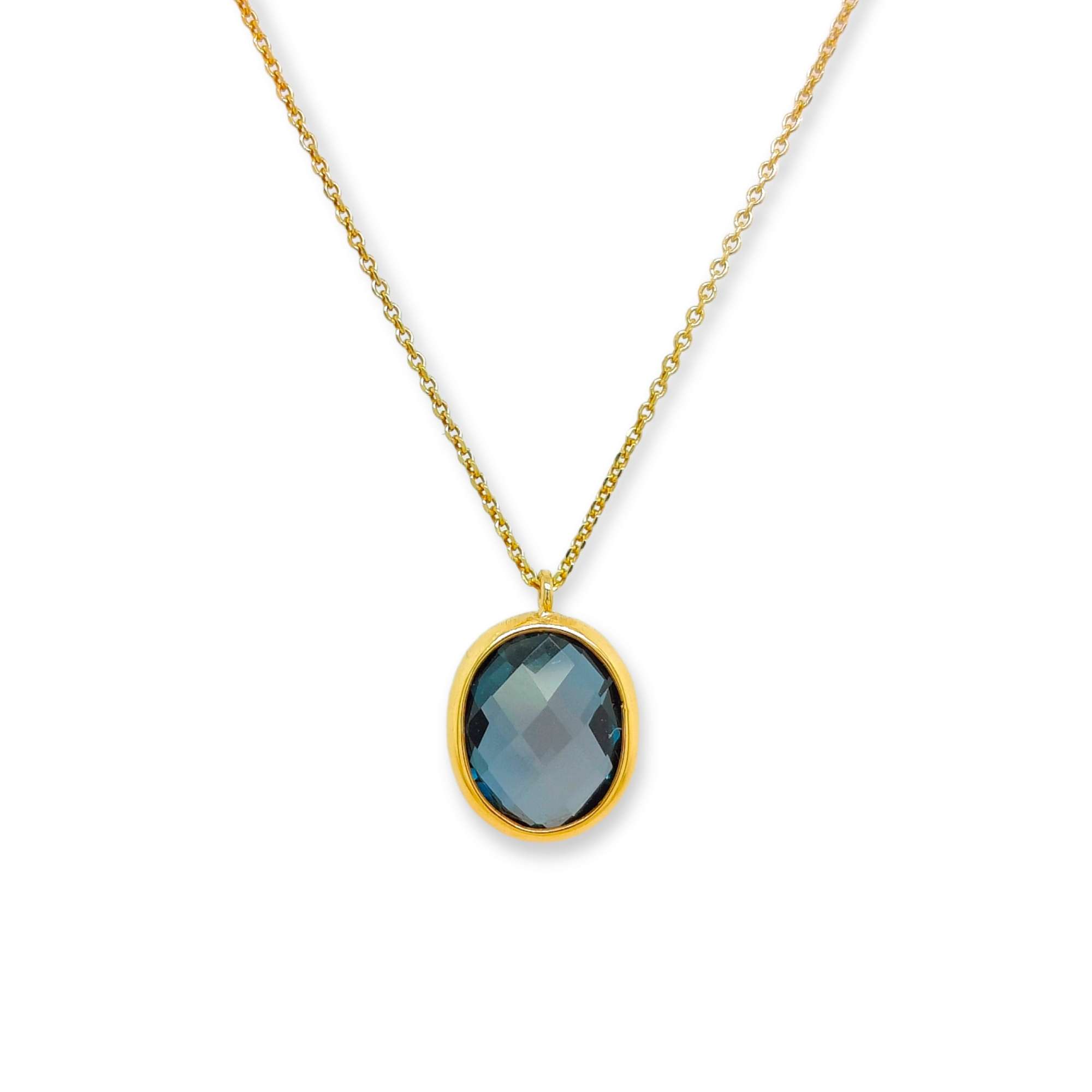 Κρεμαστό London Blue Topaz