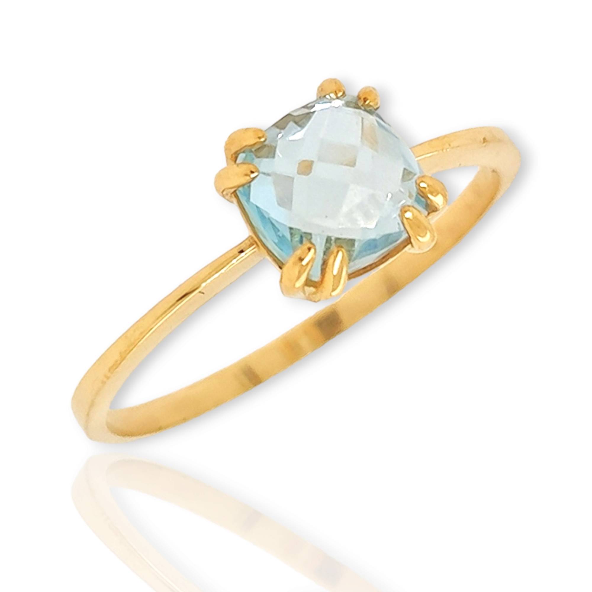 Δαχτυλίδι με Sky Blue Topaz