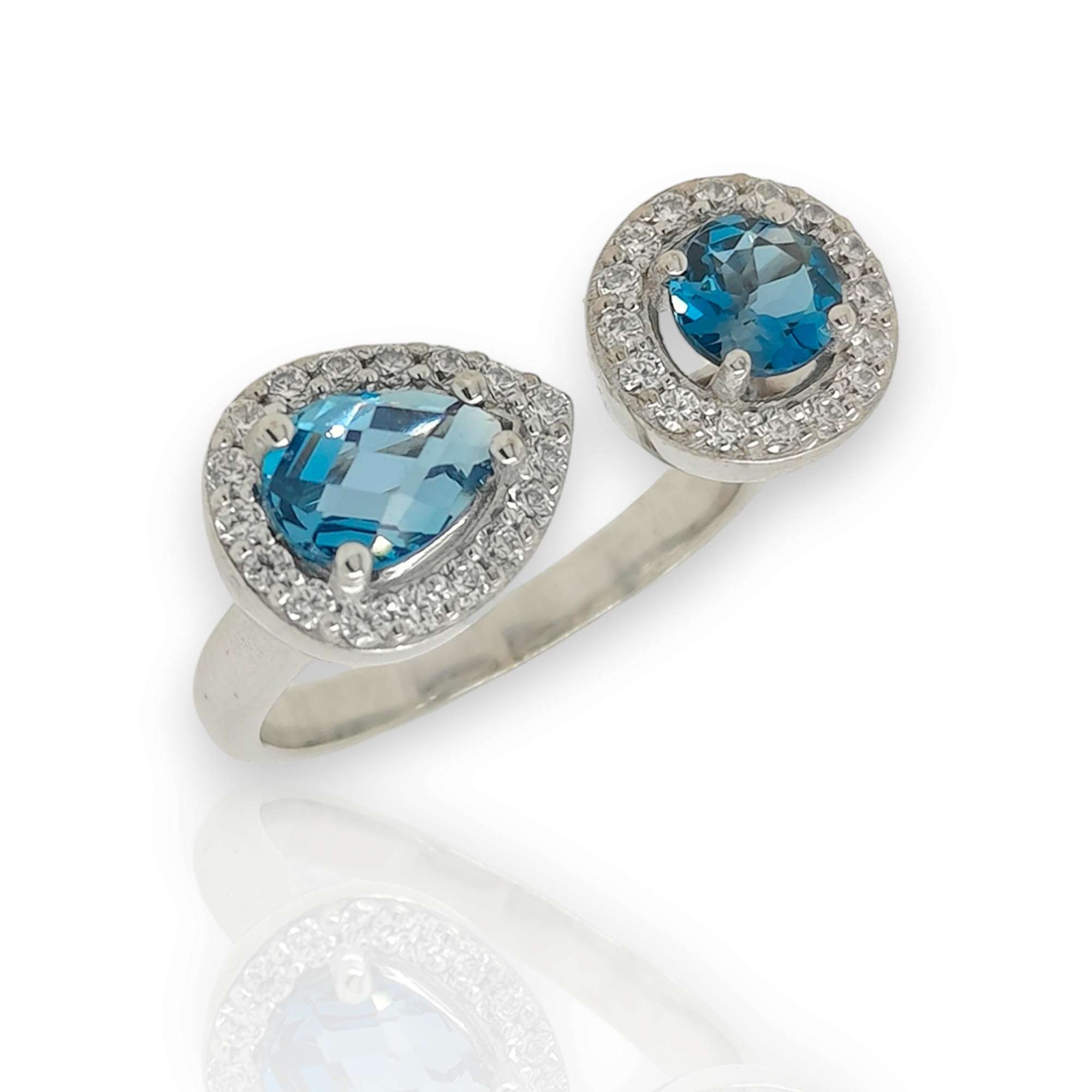 Δαχτυλίδι London Blue Topaz