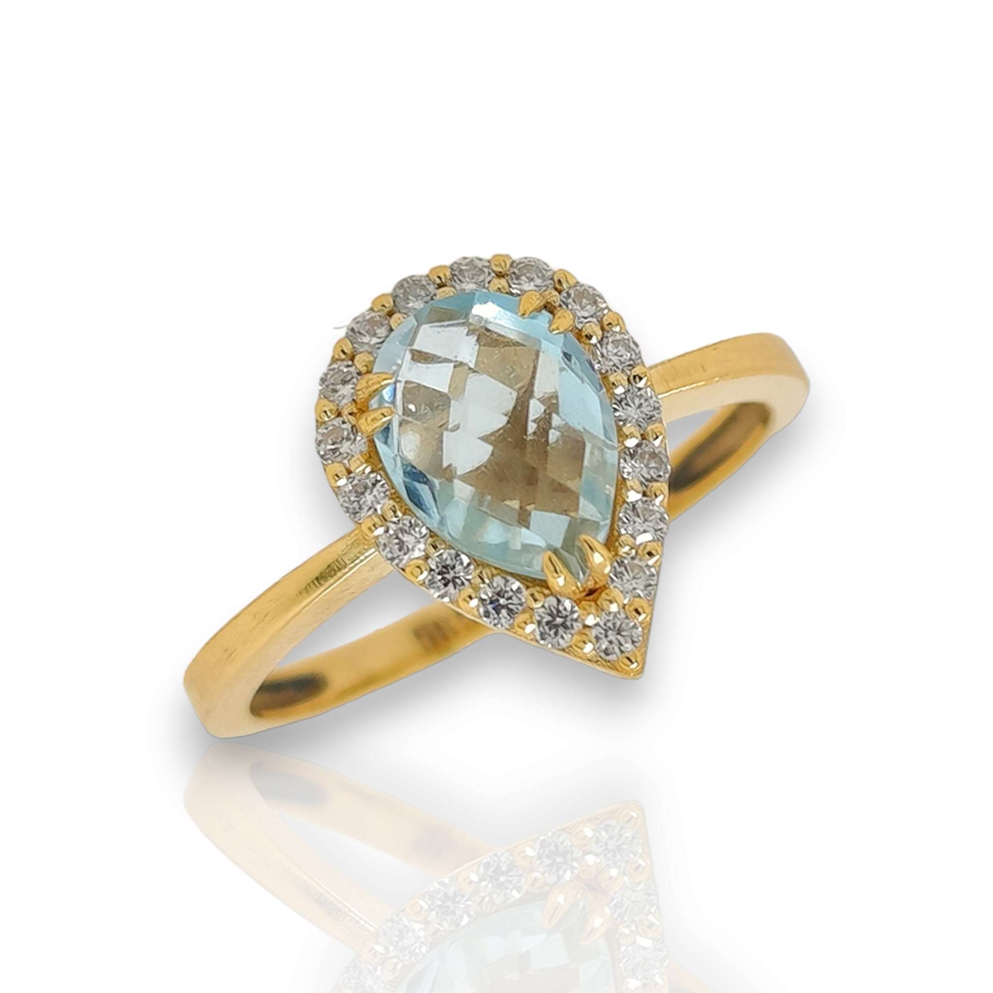 Δαχτυλίδι Sky Blue Topaz