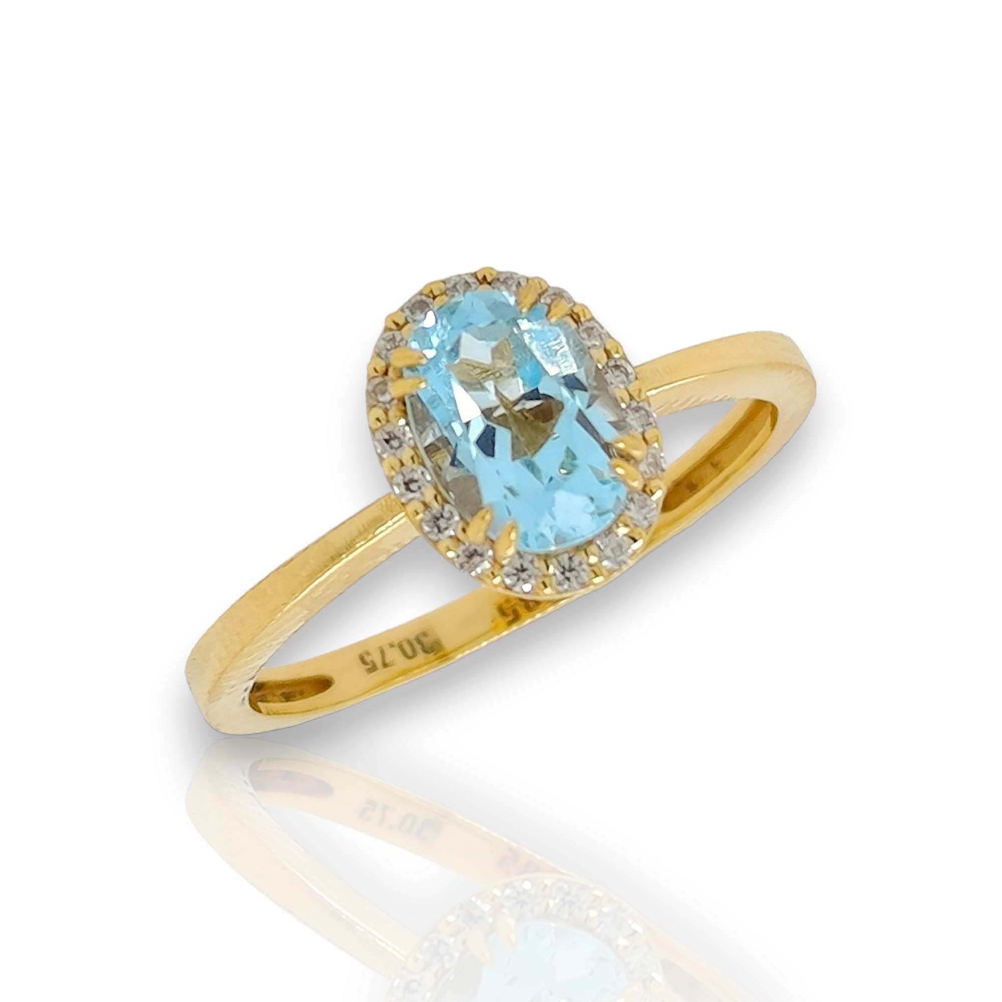 Δαχτυλίδι με Sky Blue Topaz