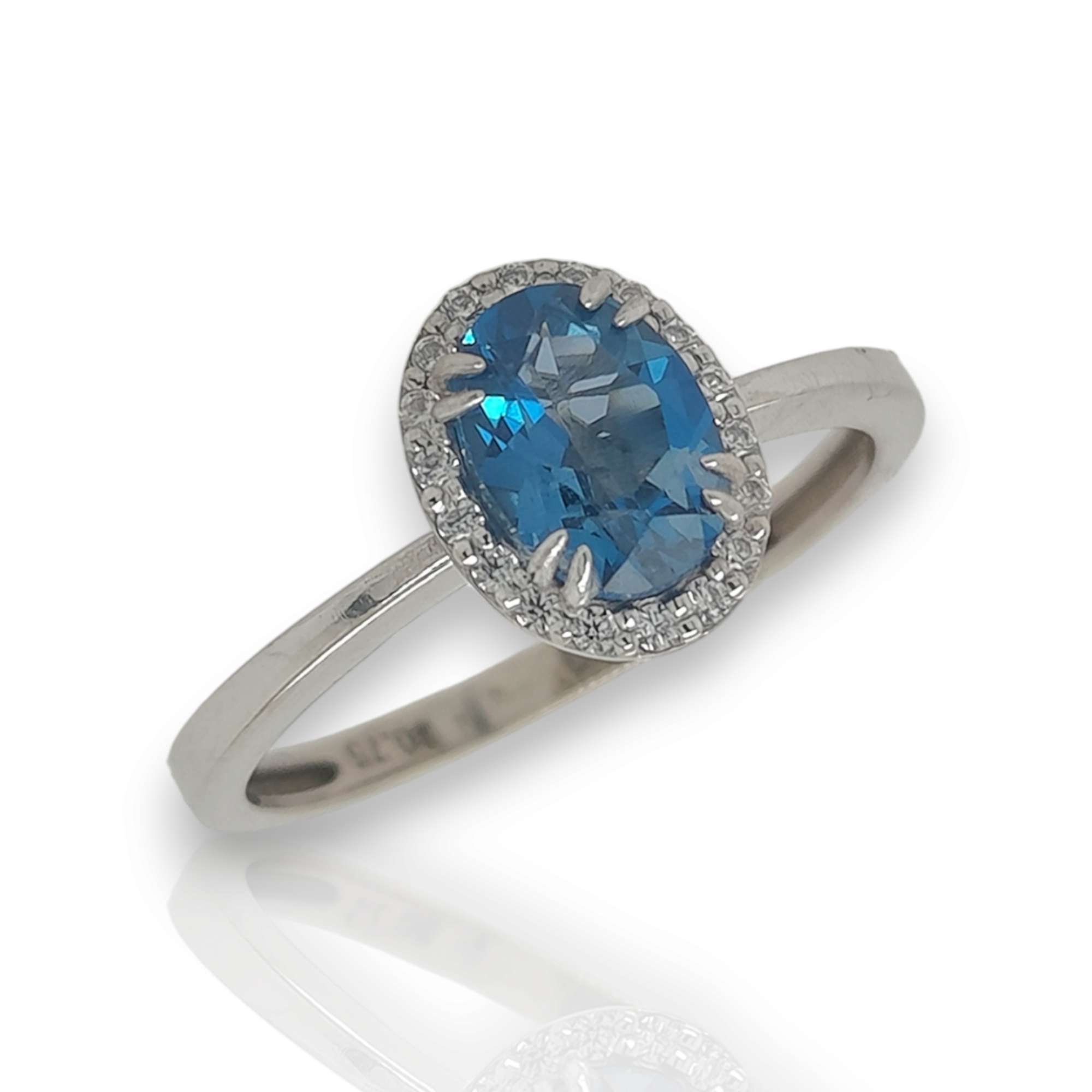 Δαχτυλίδι με London Blue Topaz